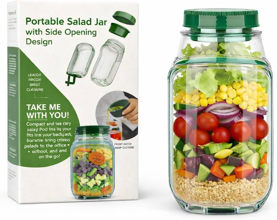 FreshLock Salad Jar