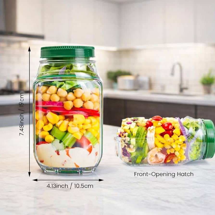 FreshLock Salad Jar