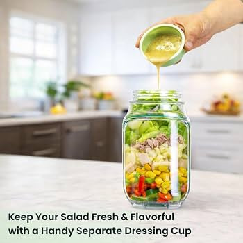 FreshLock Salad Jar