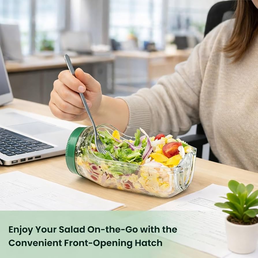 FreshLock Salad Jar