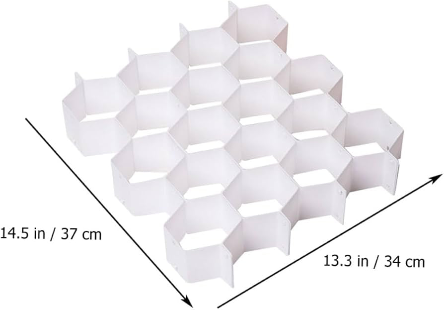Honeycomb Drawer Organizer for Clothes & Accessories