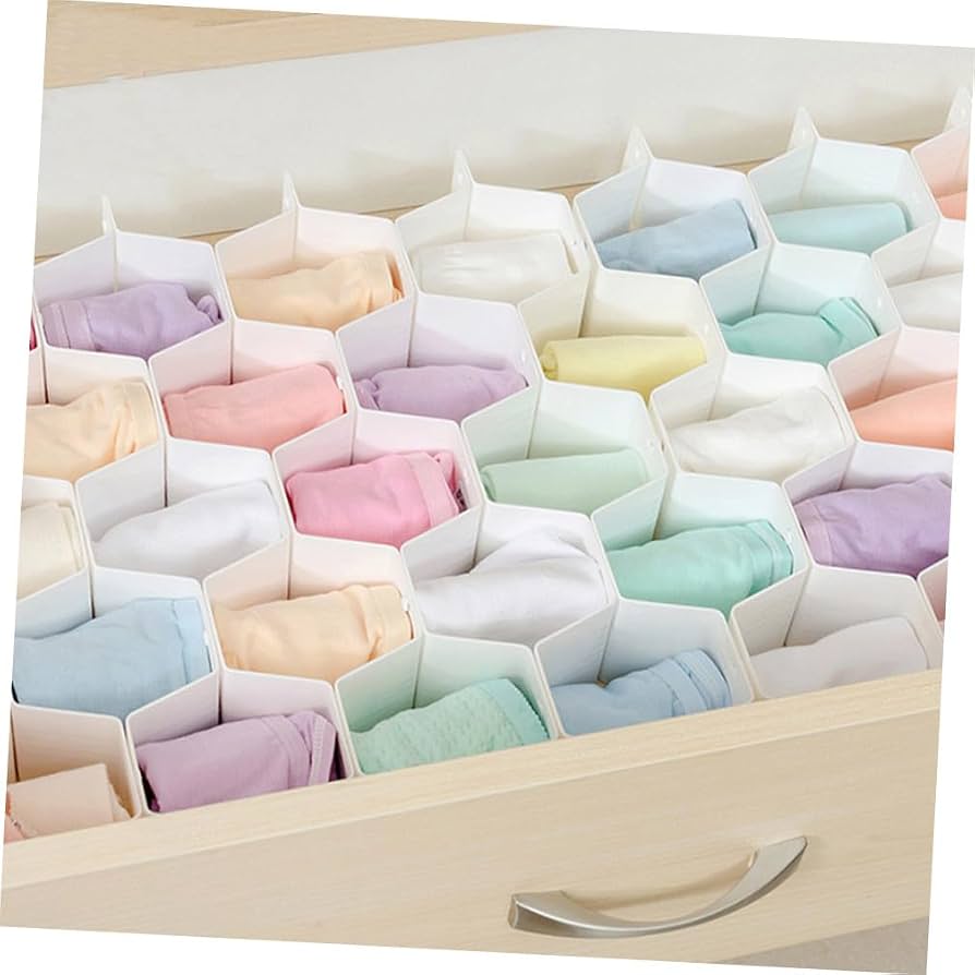 Honeycomb Drawer Organizer for Clothes & Accessories